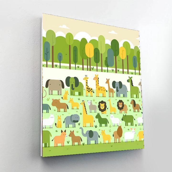 Harmonious Herd Gathering Paint By Numbers Kits