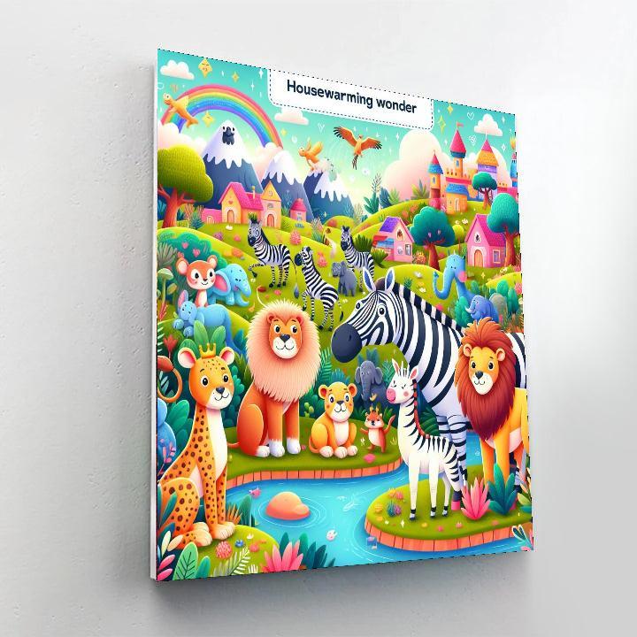 Caring Animal Kingdom Paint By Numbers Kits