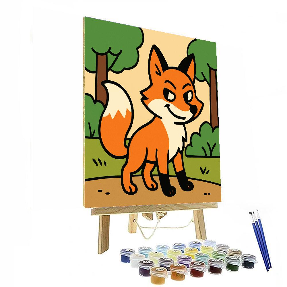 Clever Fox Adventure DIY Paint By Numbers