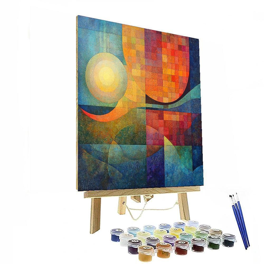 Paul Klee Inspired Whimsy Of The Infinite  Paint By Numbers Art