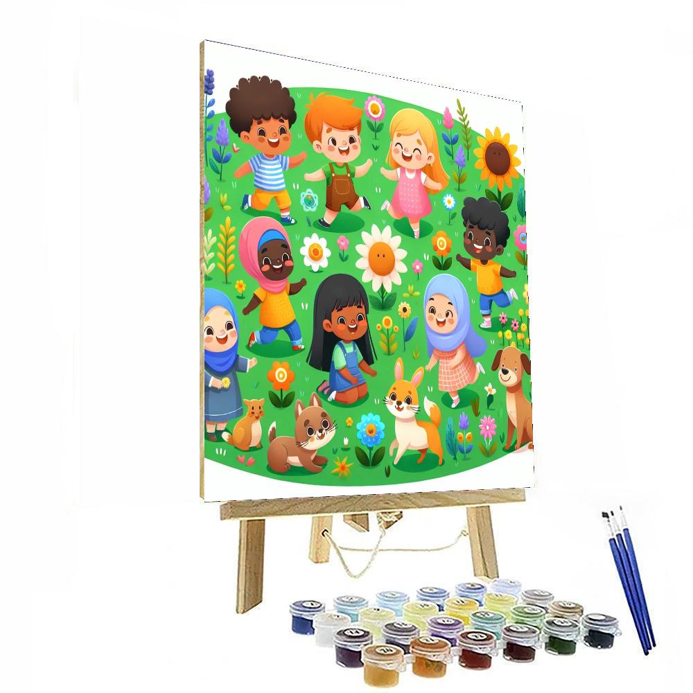 Enchanted Meadow Adventure Paint By Number