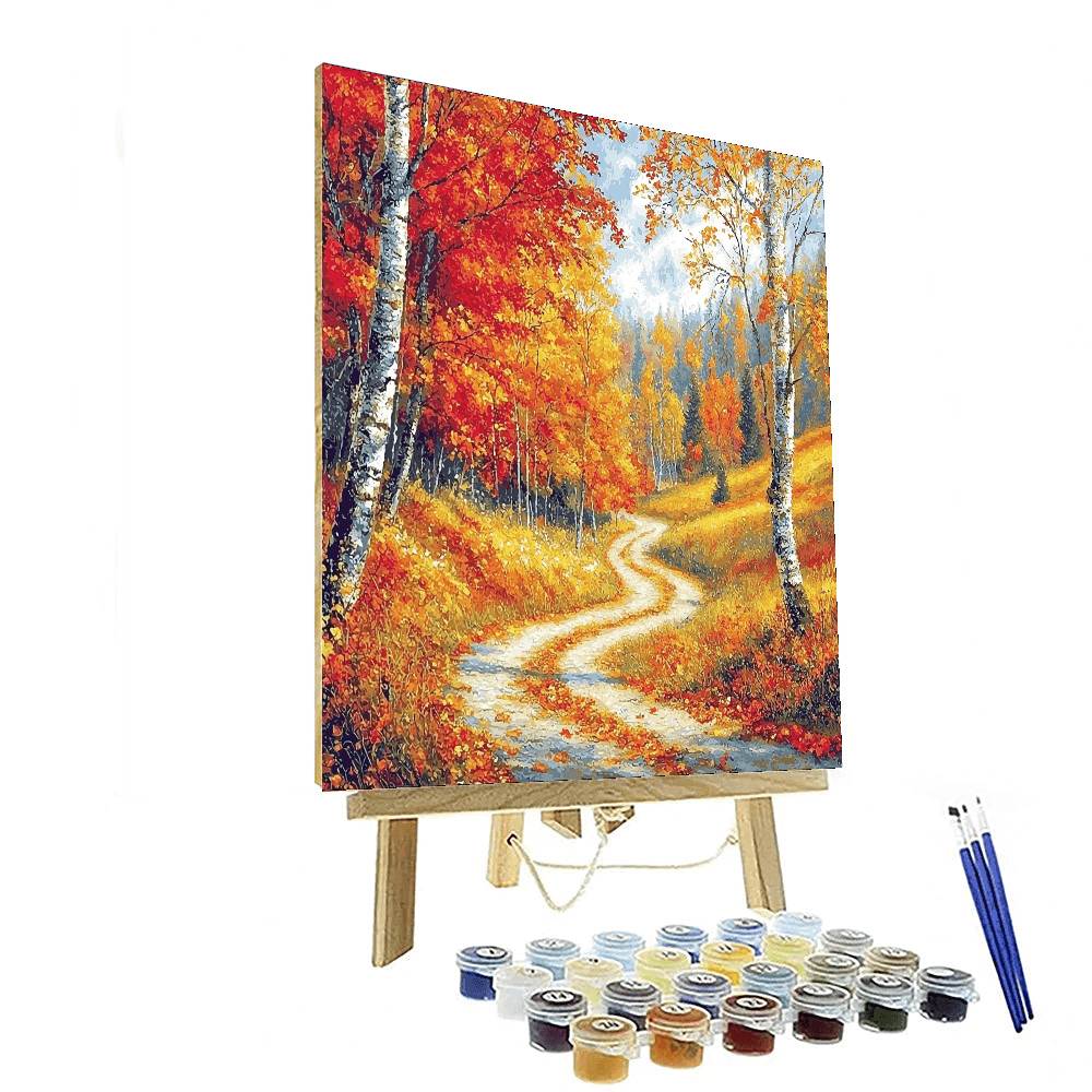 Claude Monet Inspired Timeless Autumn  Paint By Numbers