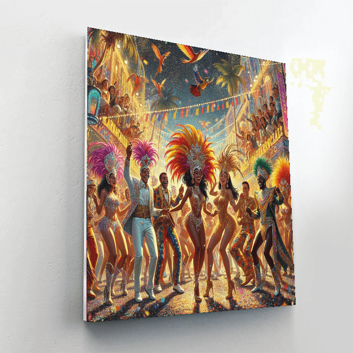 Karnaval De Barranquilla - Colombia Paint By Numbers