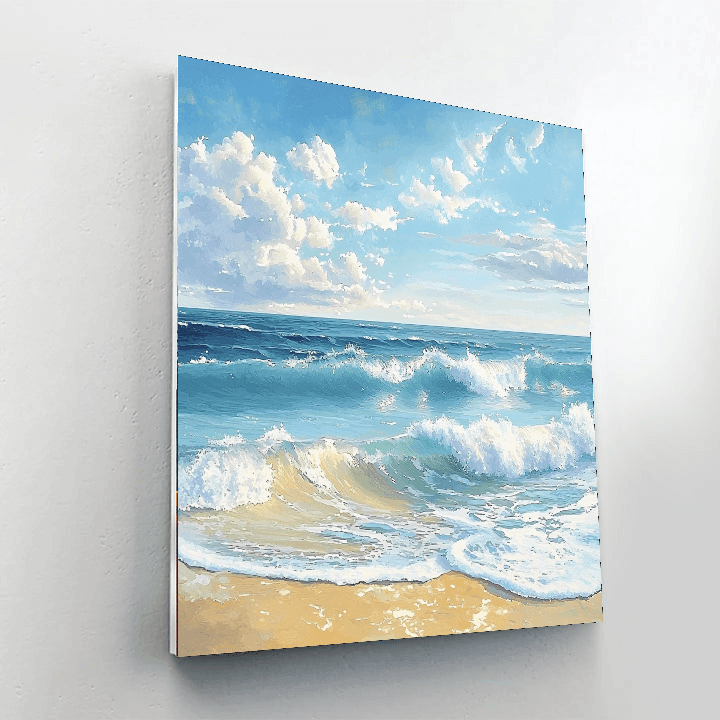 Winslow Homer Inspired Serene Sea Breeze  Paint By Color