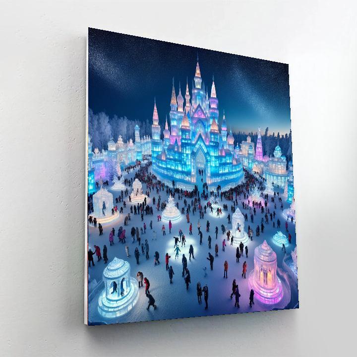 Snow And Ice Sculpture Festival - Harbin, China Paint By Numbers