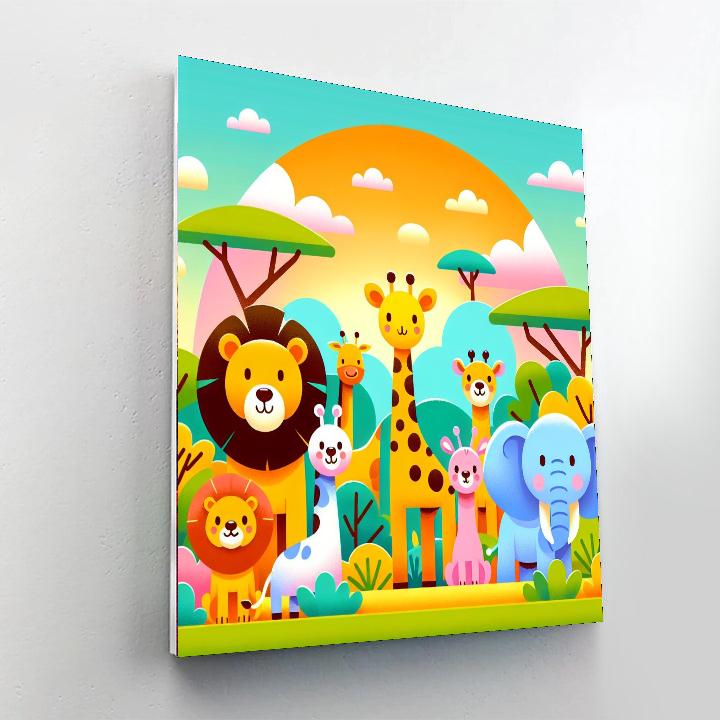 Creative Wildlife Numbered Painting Kits