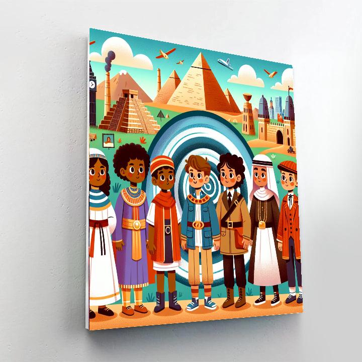 Adventure Through The Ages Number Painting