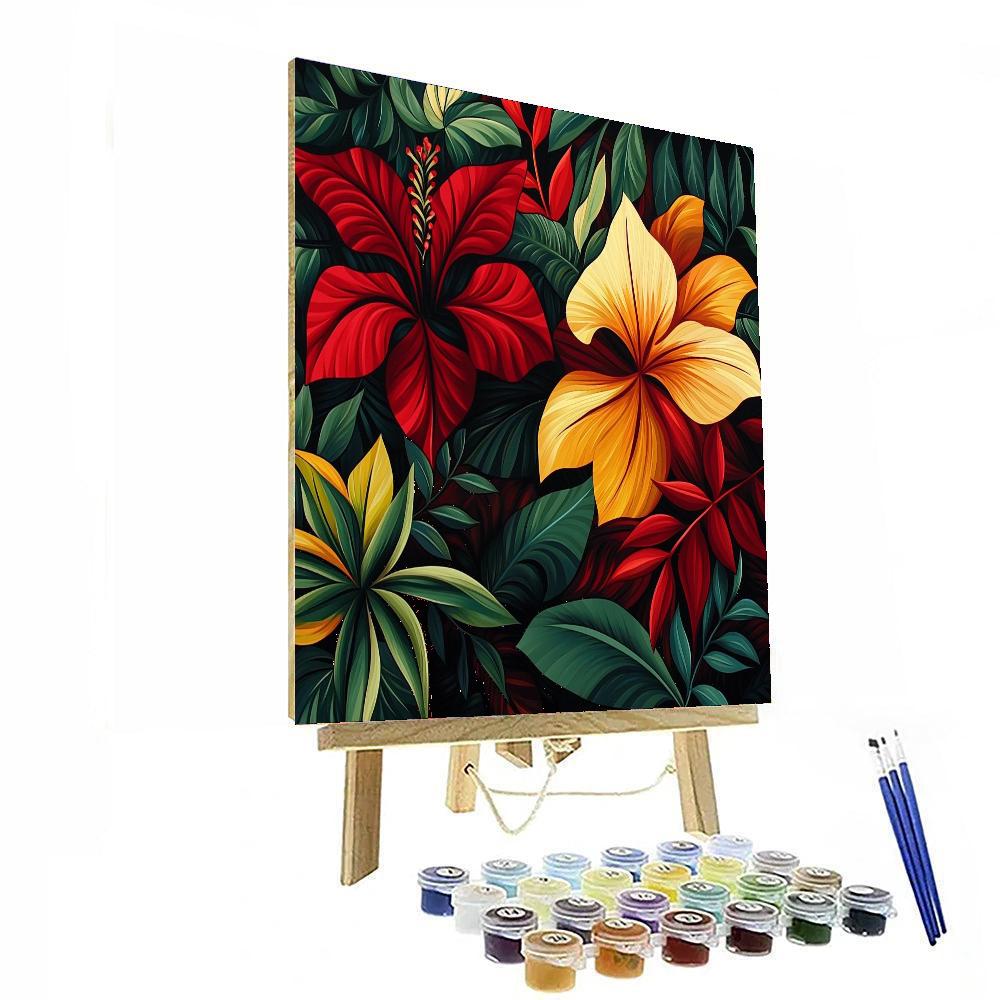 Frida Kahlo Inspired Whispers Of Identity  Numbered Painting Kits