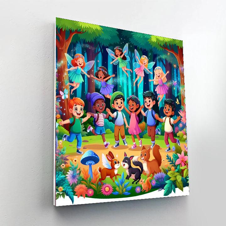 Mystical Forest Adventures DIY Paint By Numbers