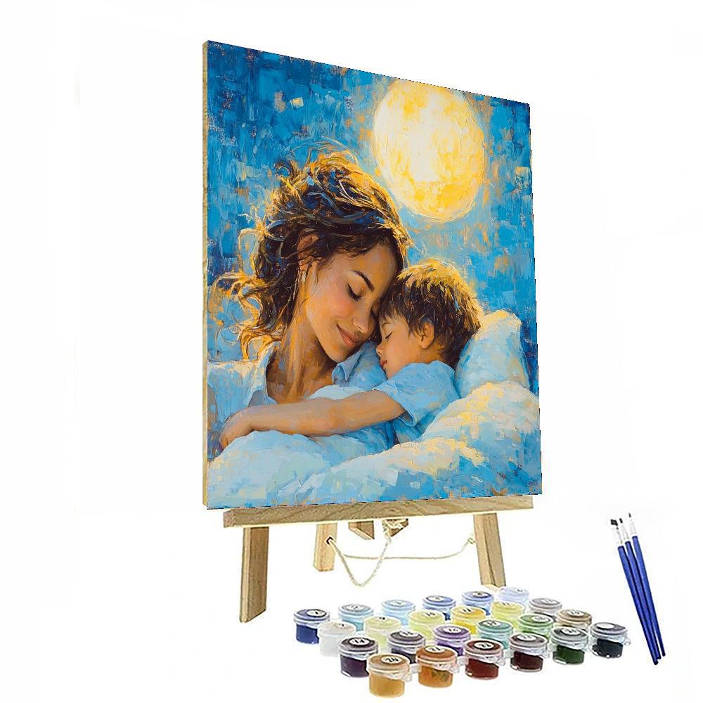 A Mother’s Kiss Painting By Numbers Kit