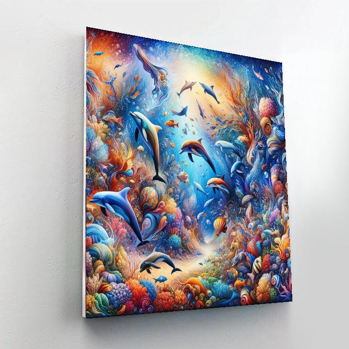 Whimsical Ocean Escape Painting Number Kit