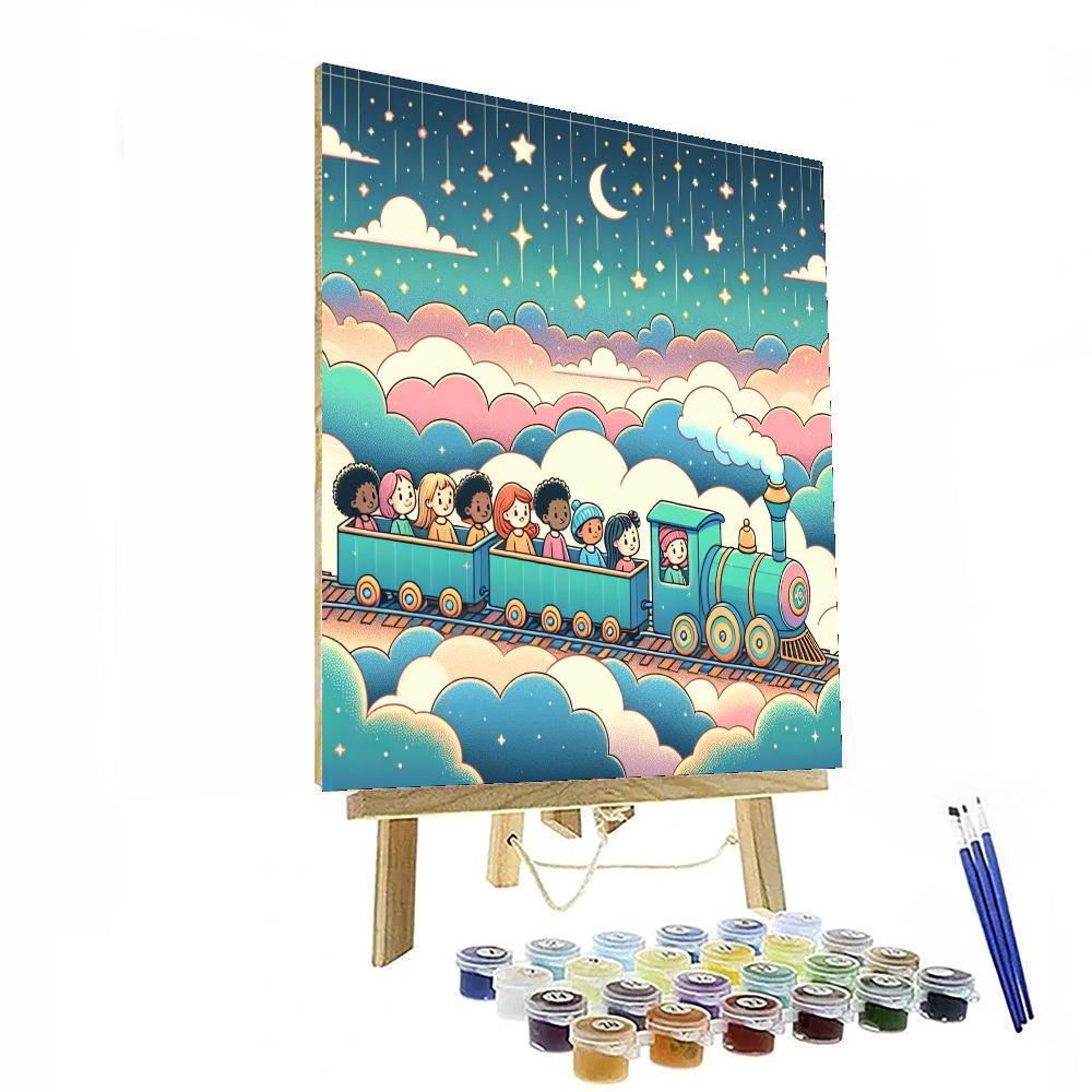 Dreamland Express Train Painting Number Kit