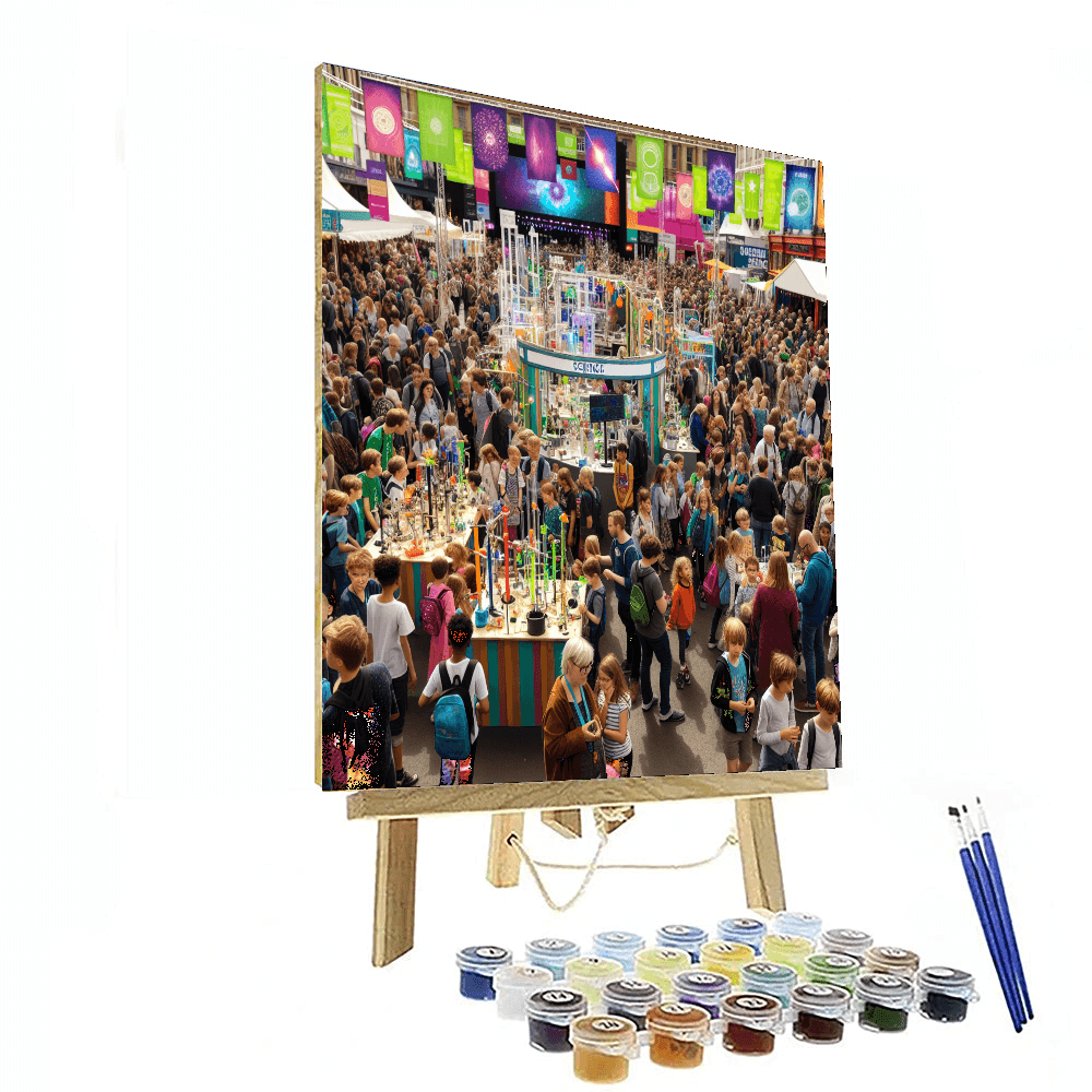 The Glasgow Science Festival - Scotland Number Painting