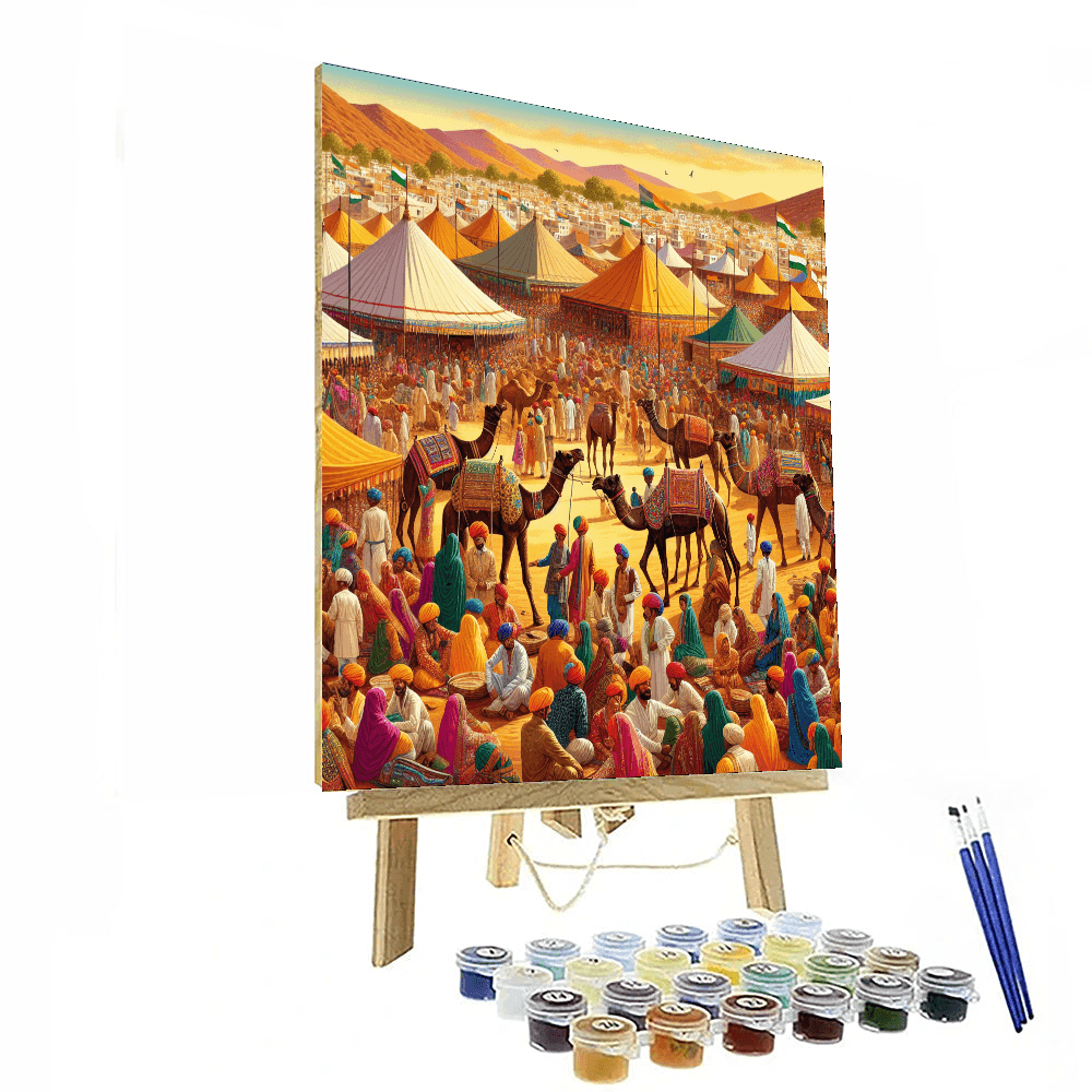 Pushkar Camel Fair - Pushkar, India Paint By Color
