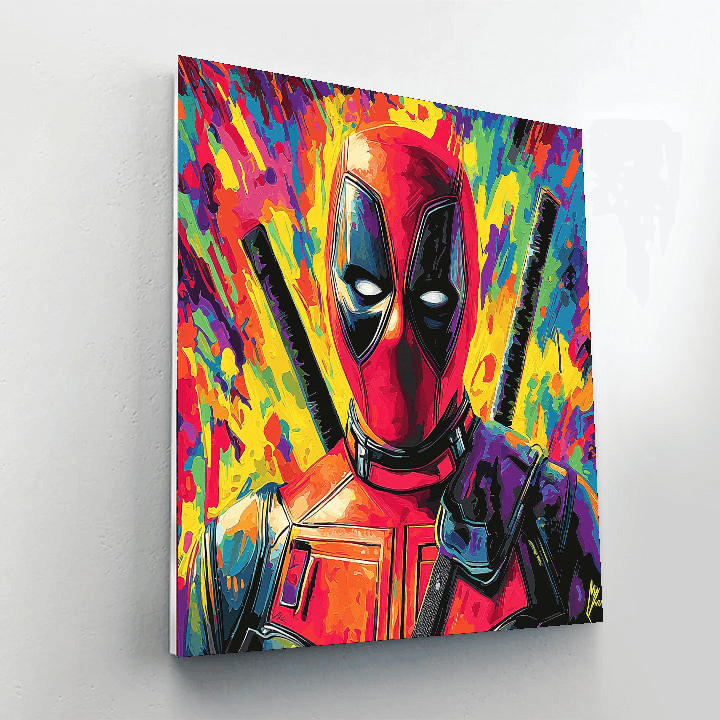 Ryan Reynolds: The Dashing Wit Behind Deadpool Paint By Numbers