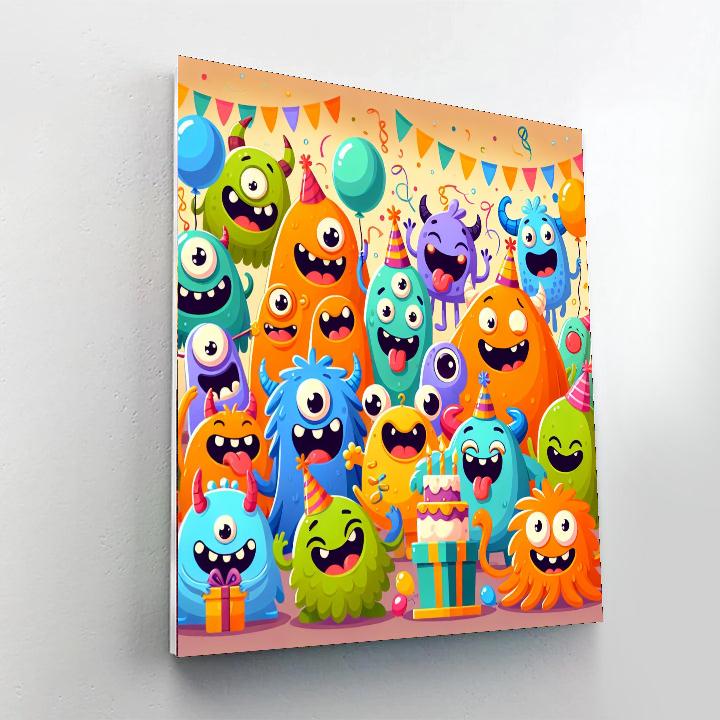 Magical Monster Mash Paint By Number