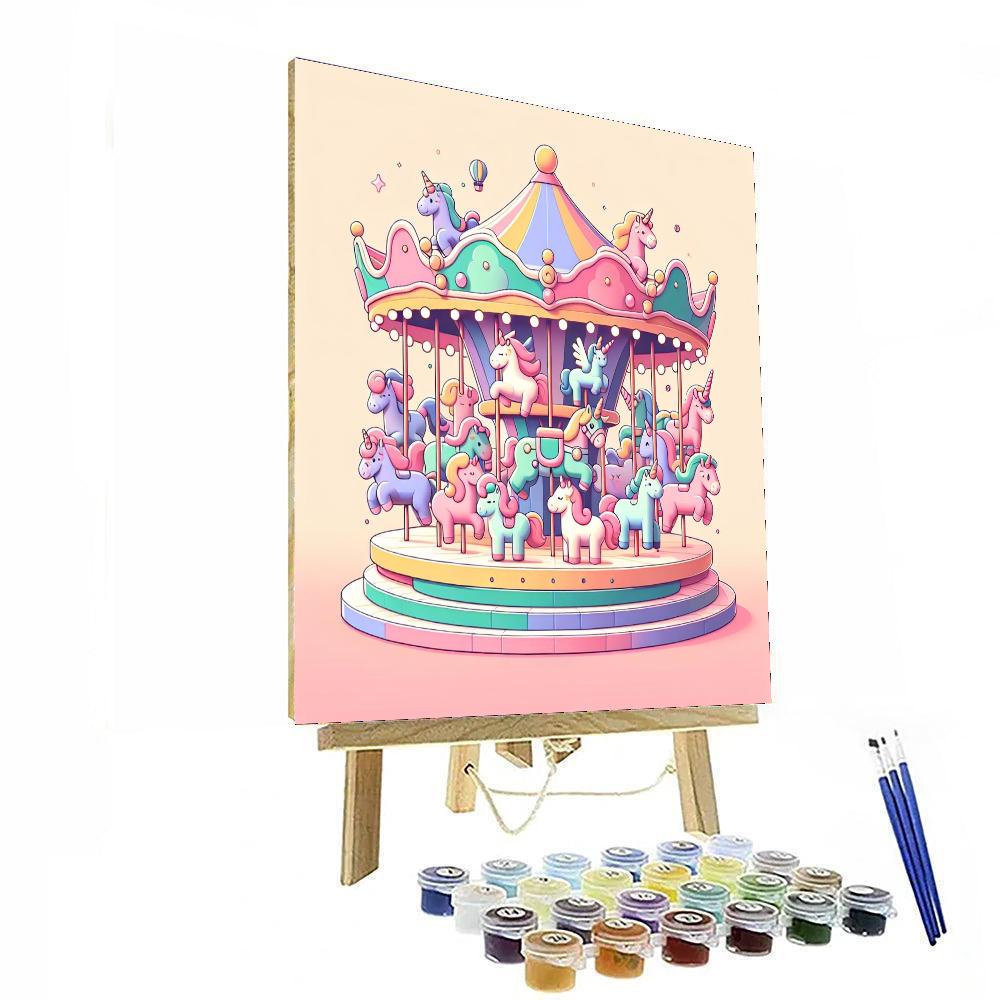 Dreamland Carousel Ride Paint By Color