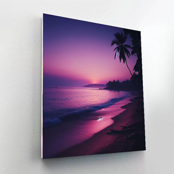Twilight Coastal Escape Paint By Number