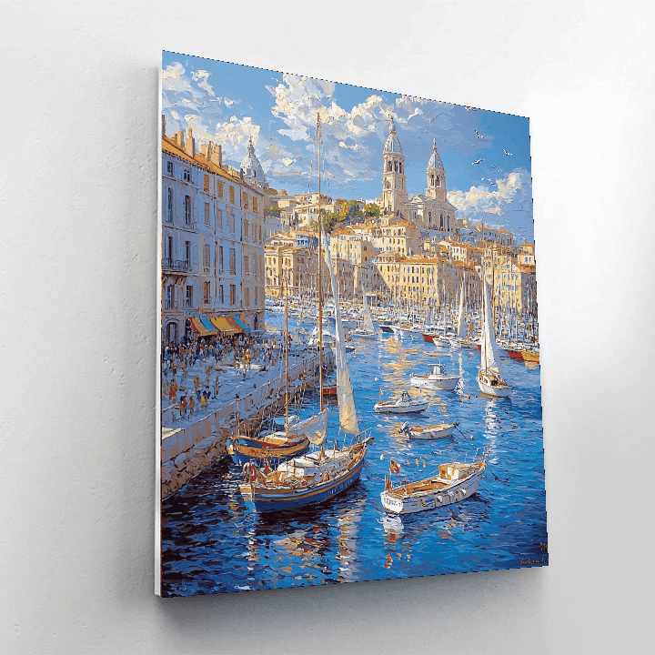 Vieux Port - Marseille Paint By Numbers Kits