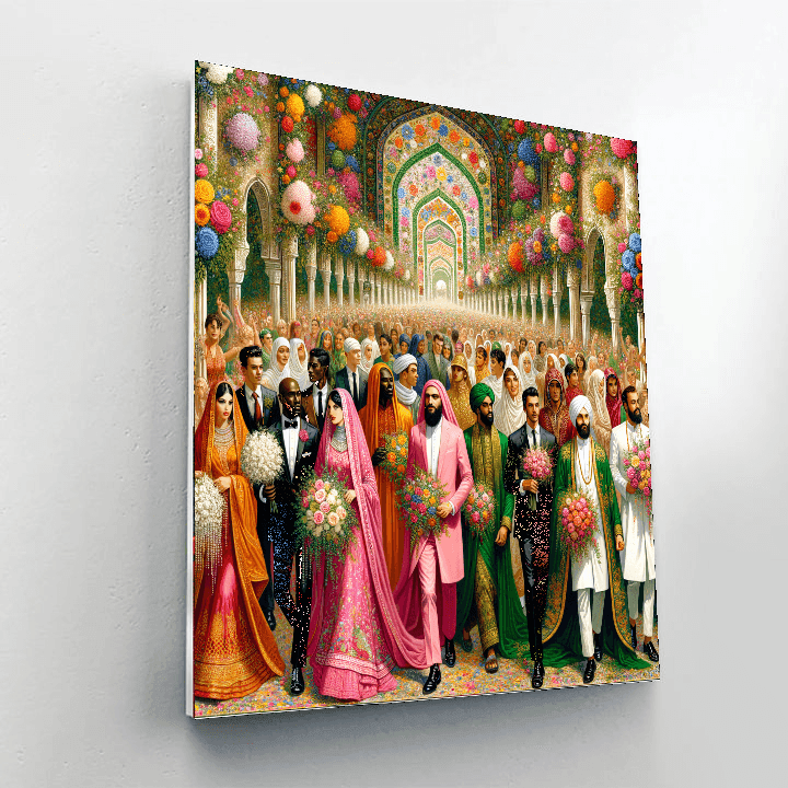 Flores De Mayo - Philippines Number Painting