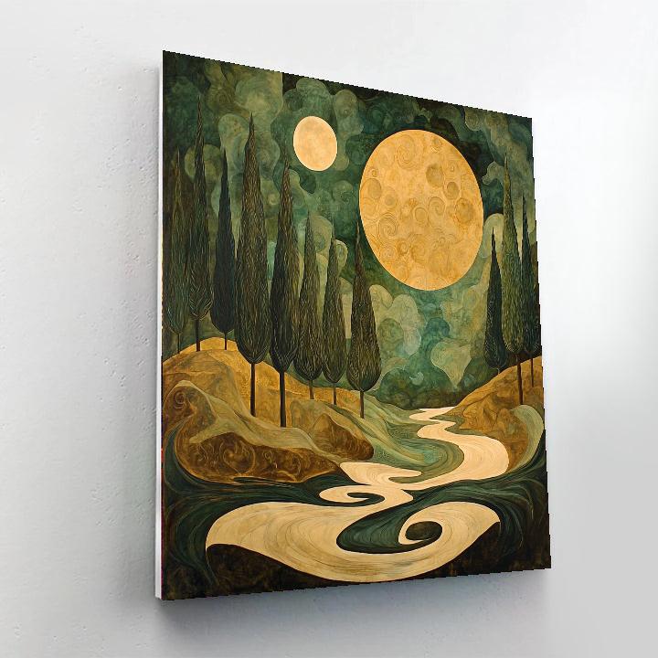 Michelangelo Inspired Mythical Echoes  Paint By Numbers