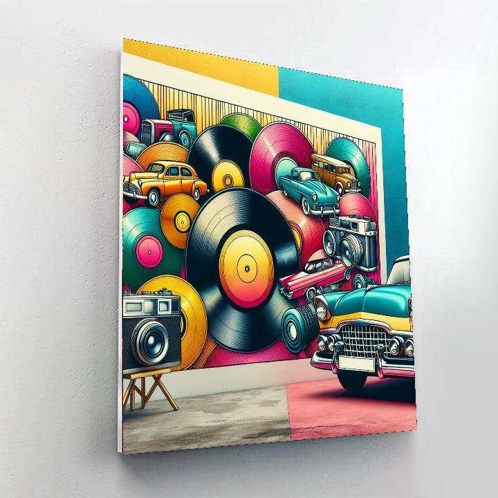 Nostalgic Retro Vibes Numbered Painting Kits