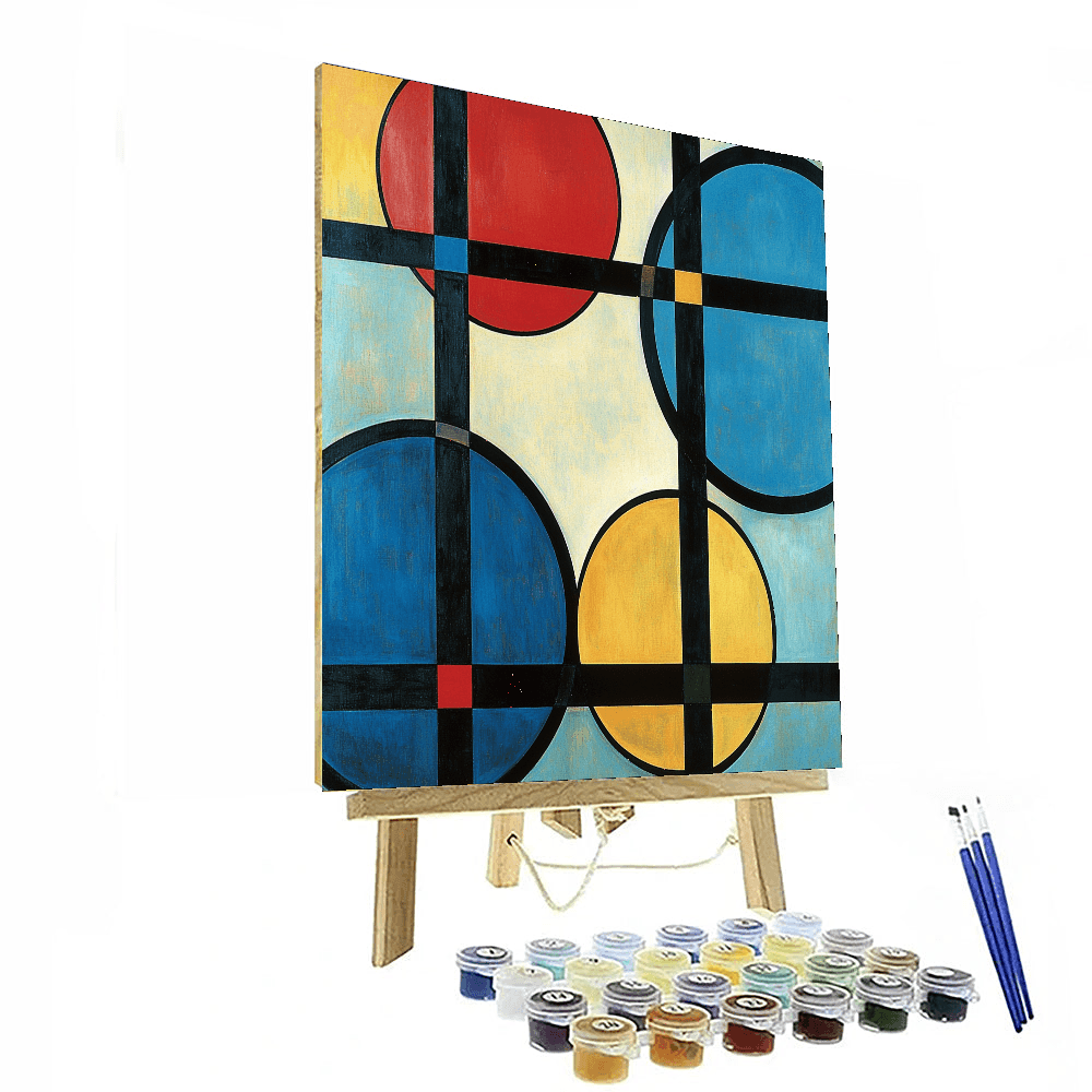 Piet Mondrian Inspired Modern Geometry  Paint By Numbers Art