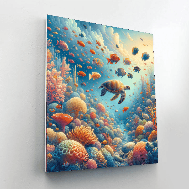 Oceanic Wonderland DIY Paint By Numbers