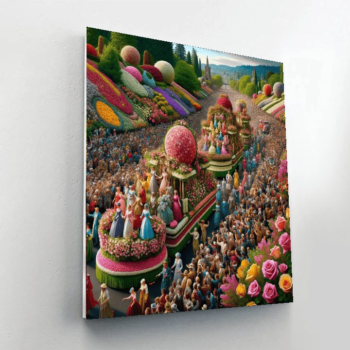 The Rose Festival DIY Paint By Numbers