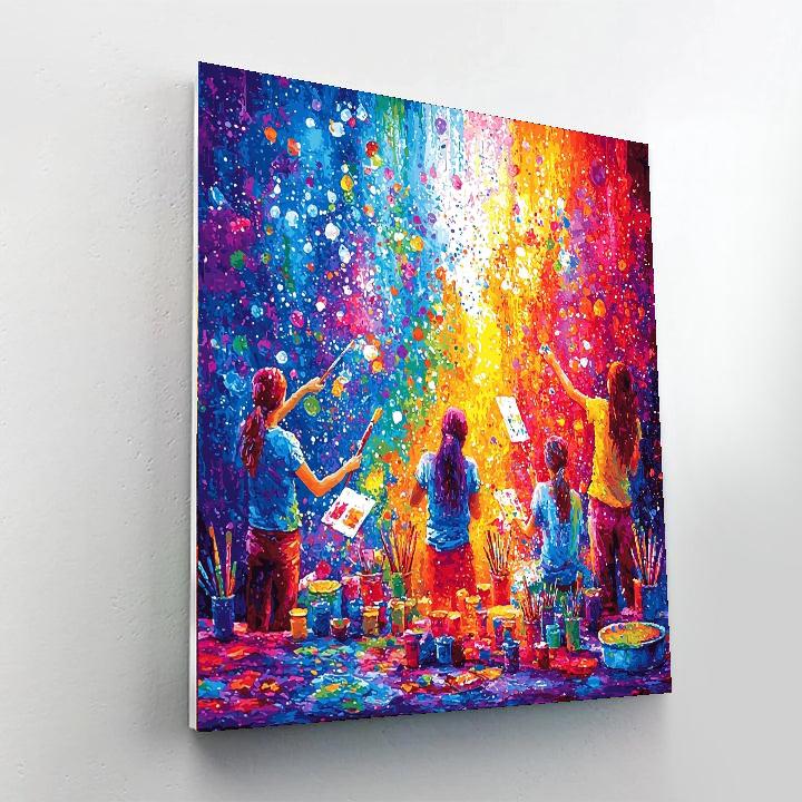 Creating Art Together Number Painting