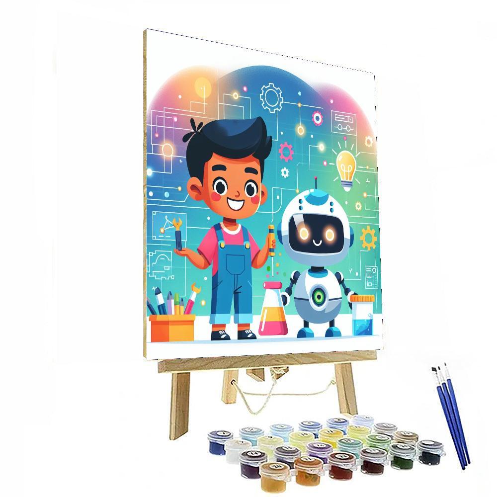 Robot Adventure Zone Paint By Numbers Kits