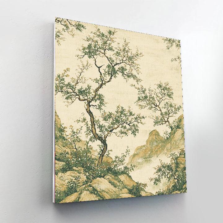 Zhao Mengfu Inspired Essence Of Subtle Patterns  Paint By Color