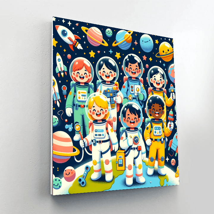 Creative Astronaut Adventure Paint By Number