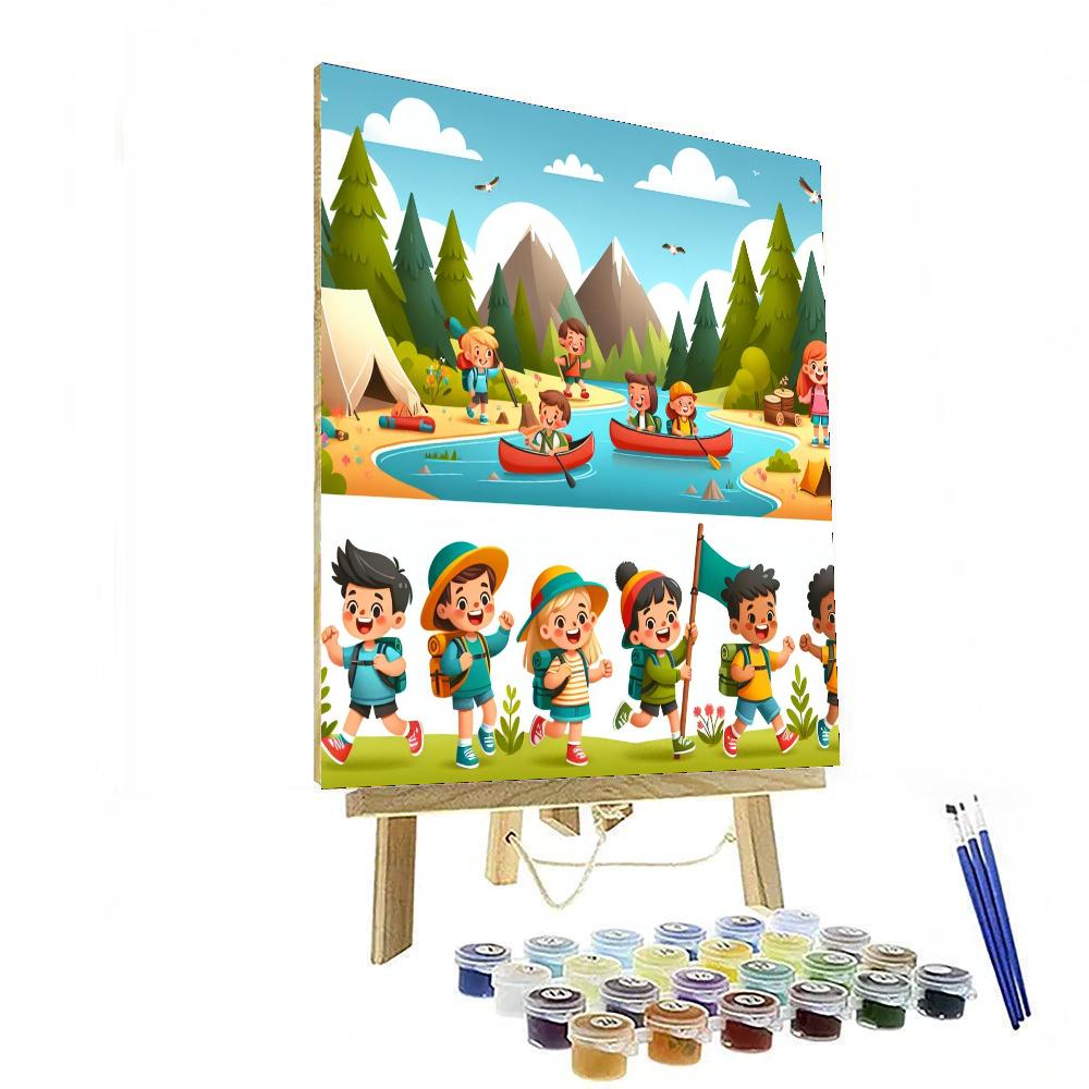 Outdoor Exploration Paint By Numbers Art