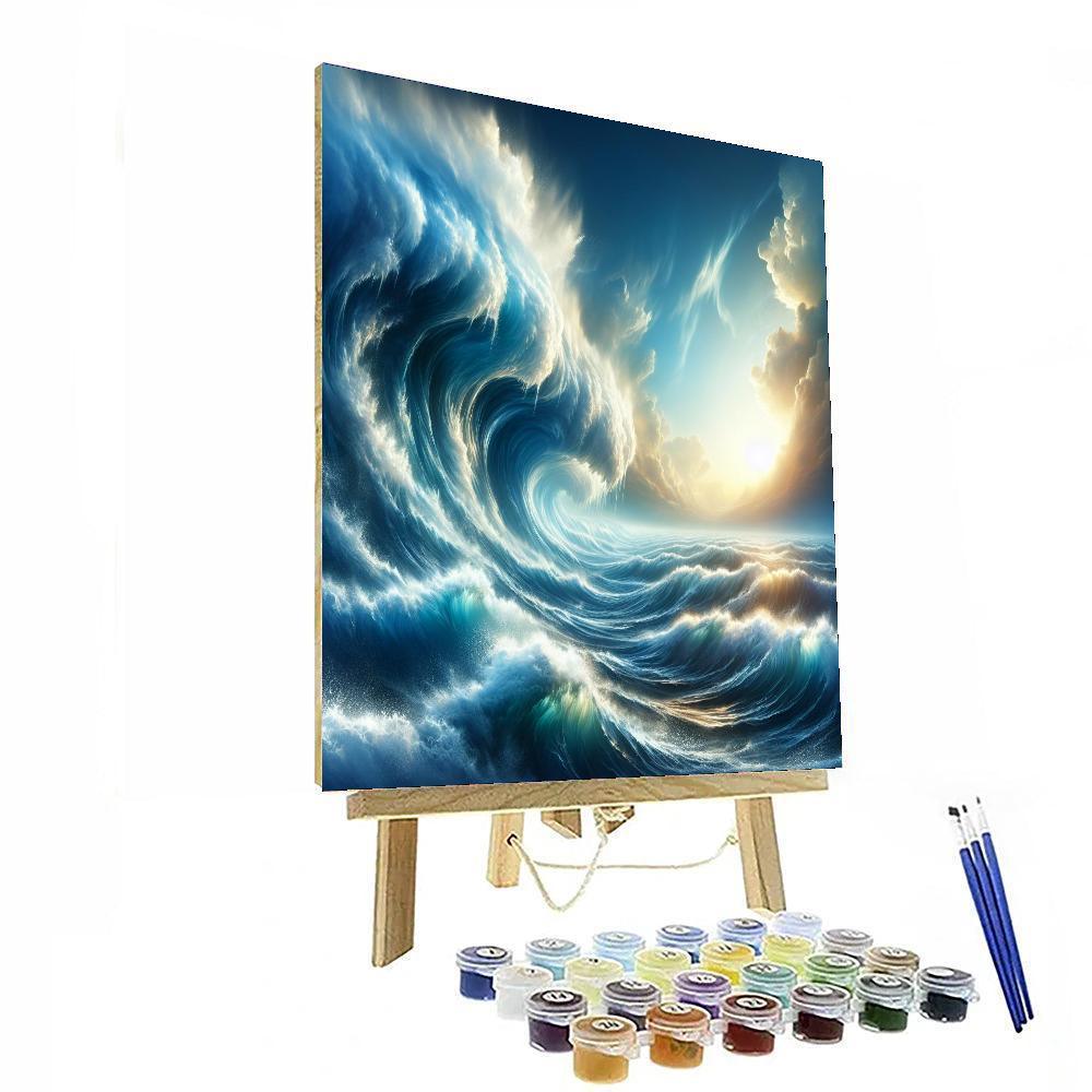 Ocean Wave Crescendo Numbered Painting Kits