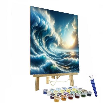 Ocean Wave Crescendo Numbered Painting Kits