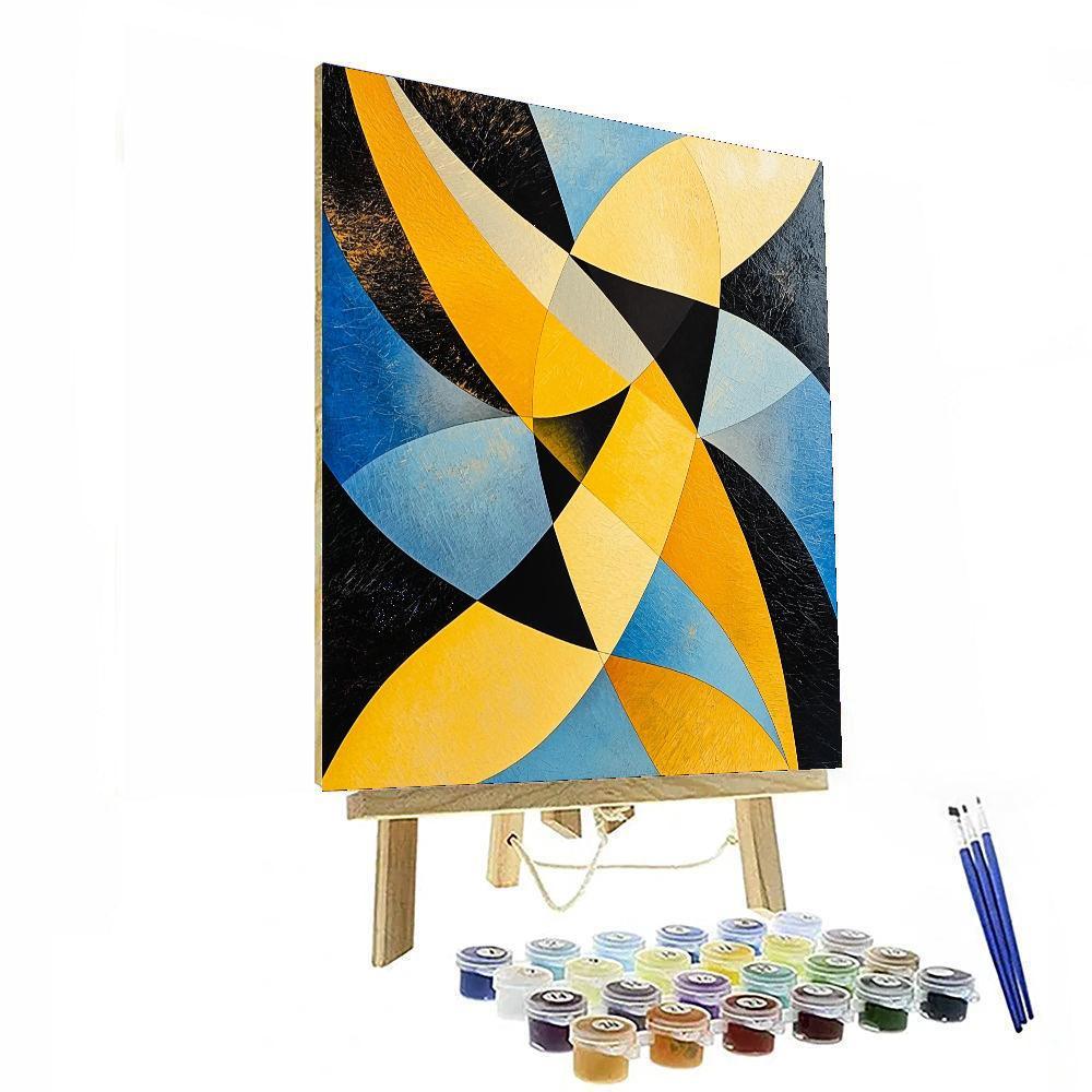 Kazimir Malevich Inspired Spectrum Of Geometries  Painting Number Kit