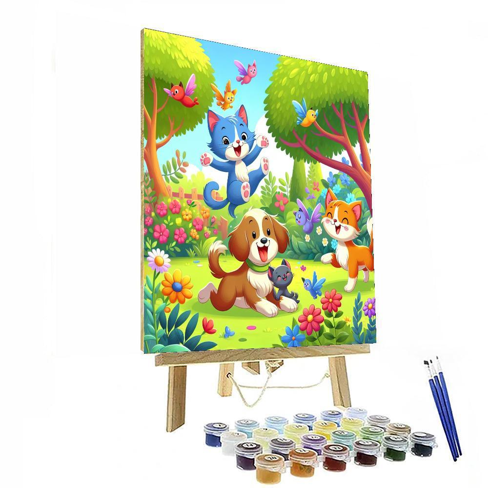 Charming Pets Adventure DIY Paint By Numbers