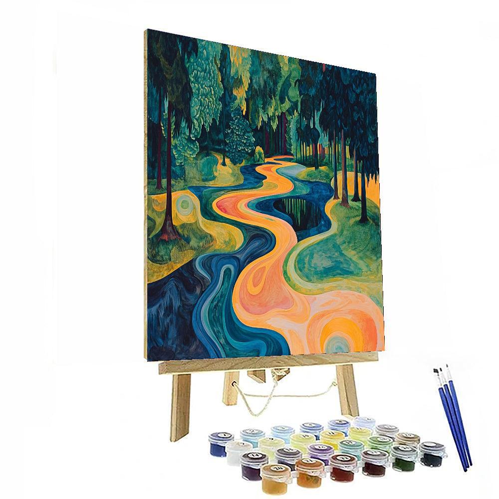 Max Ernst Inspired Surreal Forest Of Dreams  Paint By Number