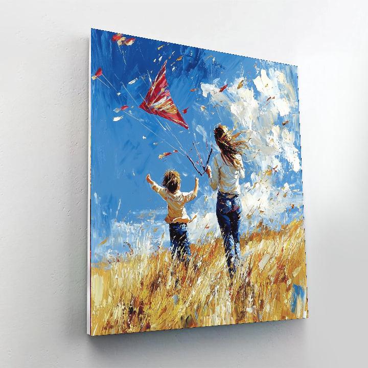 Gentle Breeze Of Change Number Painting