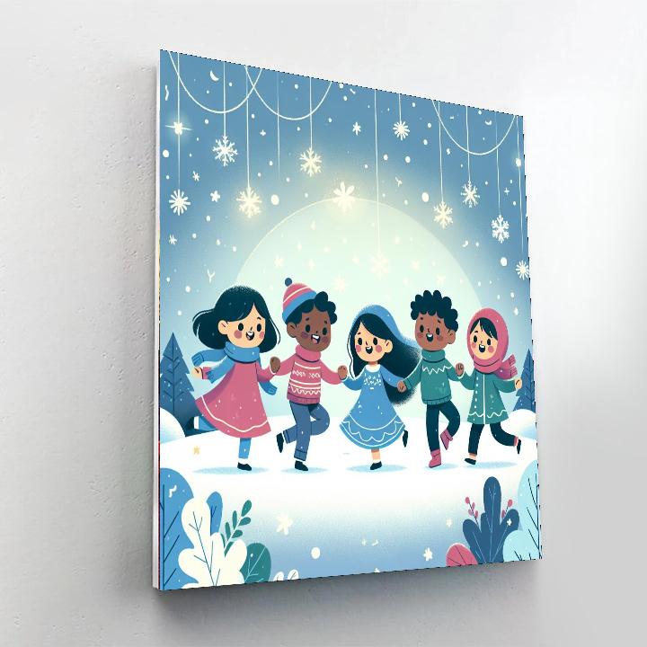 Winter Wonderland Waltz Paint By Numbers Art