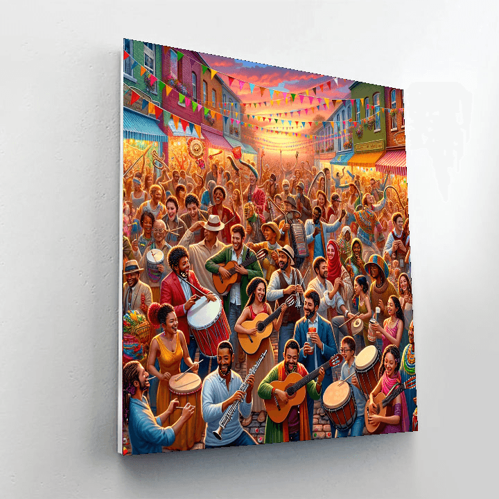 Fête De La Musique Painting Number Kit