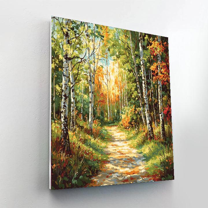 Mom And Me In The Forest Paint By Number