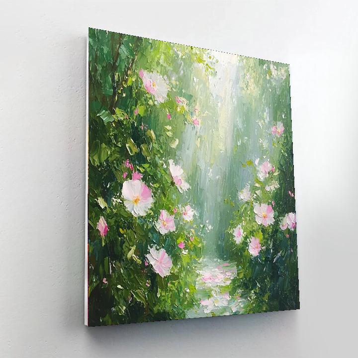 Morning Blossoms Number Painting