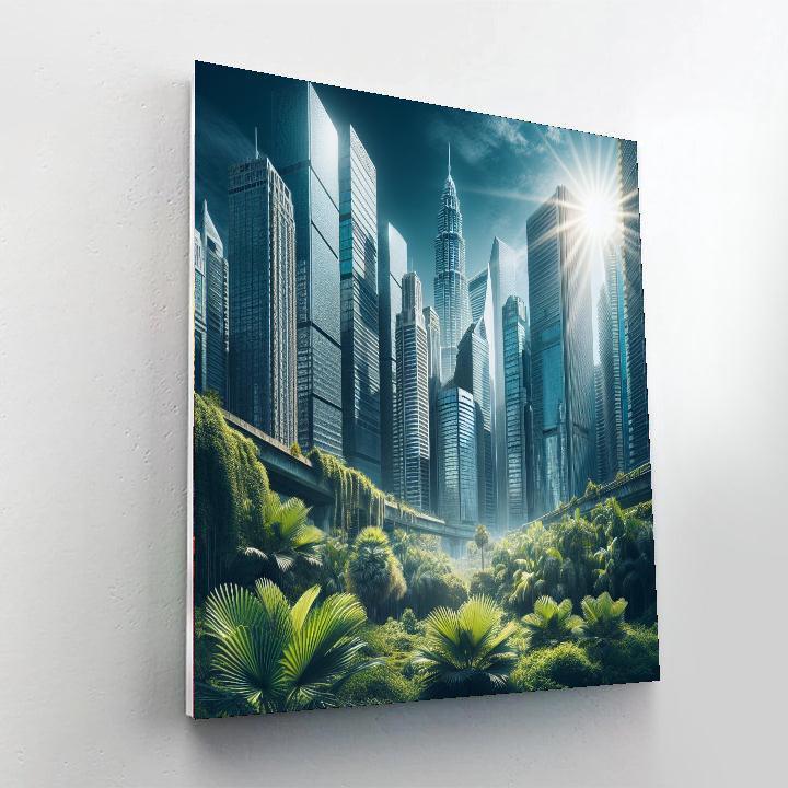 Urban Jungle Escapade Painting By Numbers Kit