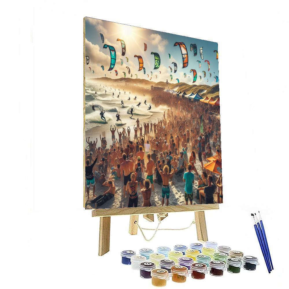 Kitesurf World Cup DIY Paint By Numbers