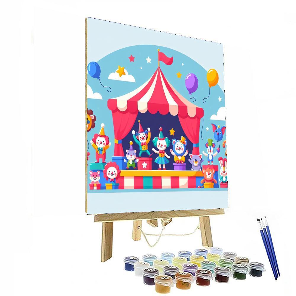 Magic Circus Show Numbered Painting Kits