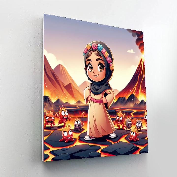 Mystic Volcano Voyage Paint By Numbers