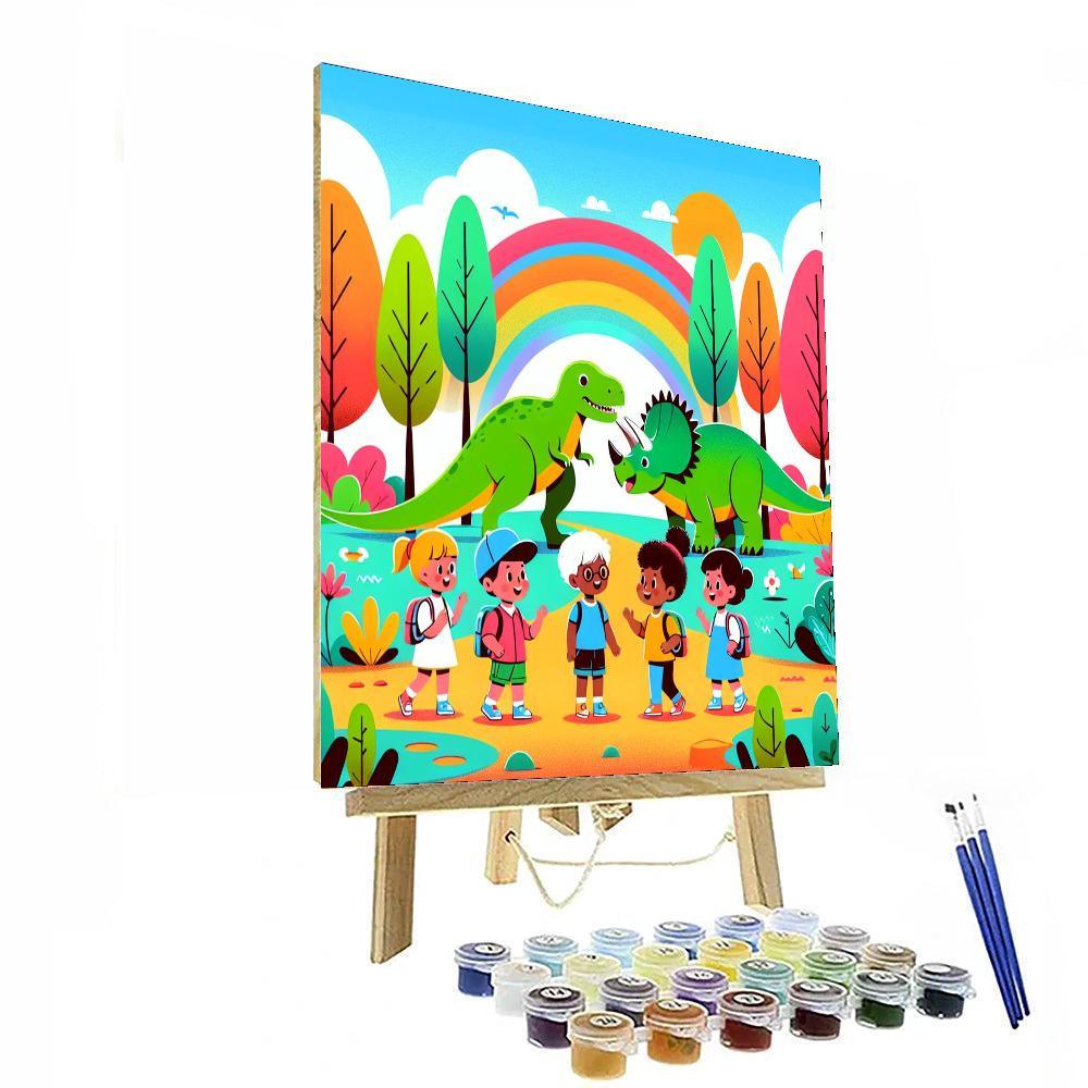Dino Discovery Park Paint By Numbers Kits