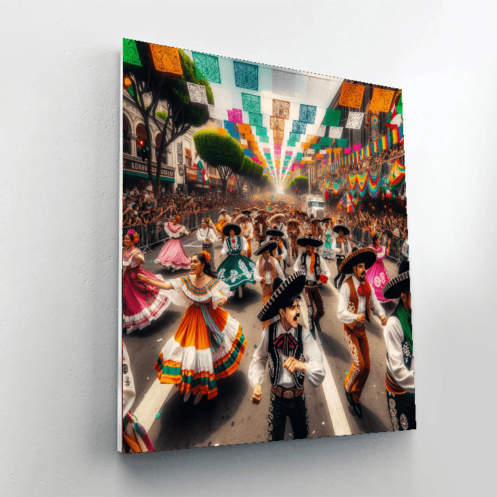 Cinco De Mayo - Mexico Number Painting